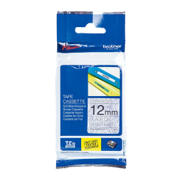 Cinta Laminada Mate TZeMPSL31 Neg/Encaje Plateado 12mm Brother