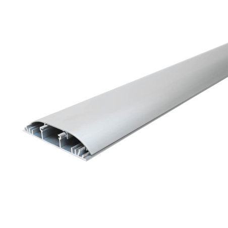Tira Piso Canal Aluminio 100x17,4mm C/Sep. Interno. CPA x2Mt Hellermann Tyton