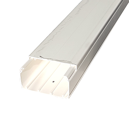 Tira Cablecanal Unicanal 100x50mm. s/Sep. Interno Marfil FDC 100/50 x2Mt Hellermann Tyton