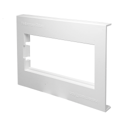 Bastidor Plano Faceplate Unicanal Marfil FDC/EFP Hellermann Tyton