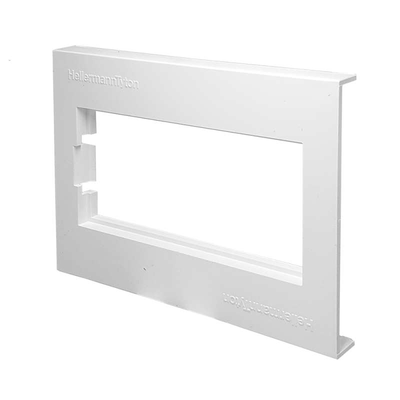 Bastidor Plano Faceplate Unicanal Marfil FDC/EFP Hellermann Tyton Bastidor Plano Faceplate Unicanal Marfil FDC/EFP Hellermann Tyton