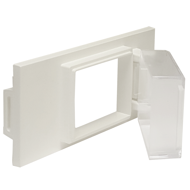 Face Plate C/Visor Interruptor Din de 2P C/Riel FPTB Hellermann Tyton Face Plate C/Visor Interruptor Din de 2P C/Riel FPTB Hellermann Tyton