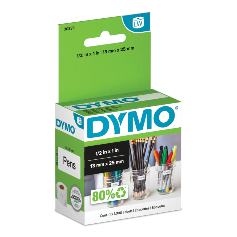 Rollo etiquetas Uso General 30333 Bla 13mm x 25mm Dymo Rollo etiquetas Uso General 30333 Bla 13mm x 25mm Dymo