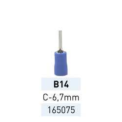 Terminal Preaislado Pin C6.7mm, Az Ref.165075 B14 LCT
