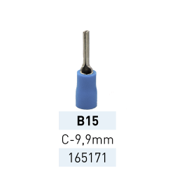 Terminal Preaislado Pin C9.9mm, Az Ref.165171 B15 LCT
