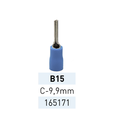 Terminal Preaislado Pin C9.9mm, Az Ref.165171 B15 LCT
