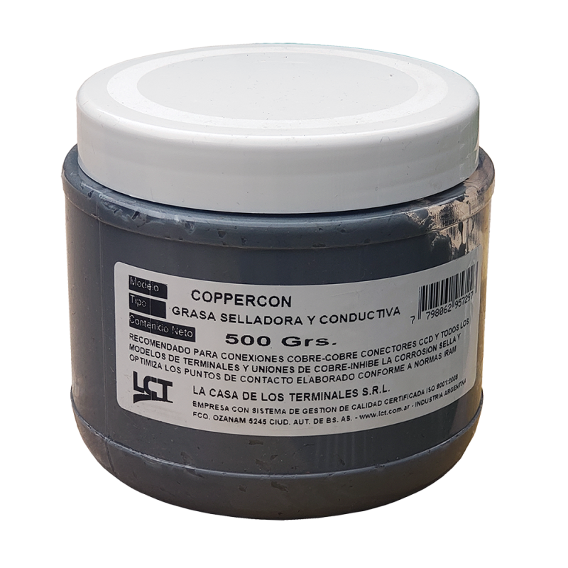 Grasa Selladora y Conductiva COPPERCON 500 Gr LCT Grasa Selladora y Conductiva COPPERCON 500 Gr LCT