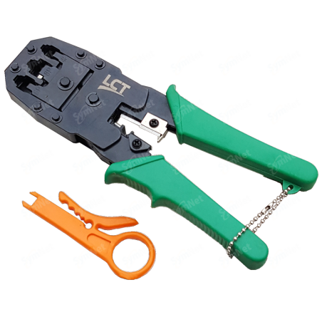 Pinza para Compresion de Fichas RJ-9, RJ-11 y RJ-45 LY-5684B LCT