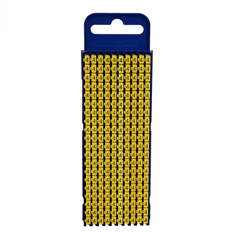 Marcador WIC2, 1,5-2,5mm² , N°4 Ama (Plancha X200) WIC2 4 AM Hellermann Tyton Marcador WIC2, 1,5-2,5mm² , N°4 Ama (Plancha X200) WIC2 4 AM Hellermann Tyton