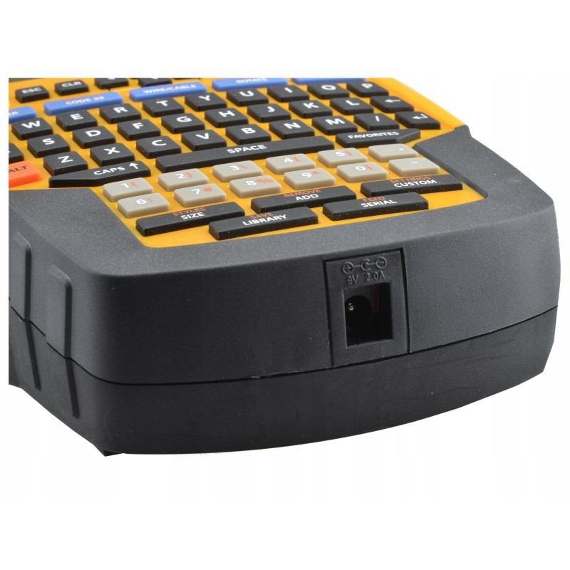 Labelprinter Dymo Rhino 4200 industrieel azerty 19mm geel in koffer Labelprinter Dymo Rhino 4200 industrieel azerty 19mm geel in koffer
