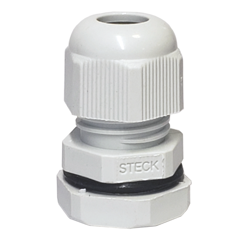 Prensacable de Poliamida (Pa 6.6) C/Tca, Pg.9, Gris S800CI Steck Prensacable de Poliamida (Pa 6.6) C/Tca, Pg.9, Gris S800CI Steck