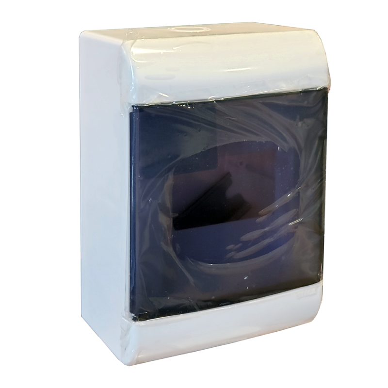 Tablero DIN para Sobreponer Plast Pta Transp, 5P SSB5TC Steck Tablero DIN para Sobreponer Plast Pta Transp, 5P SSB5TC Steck