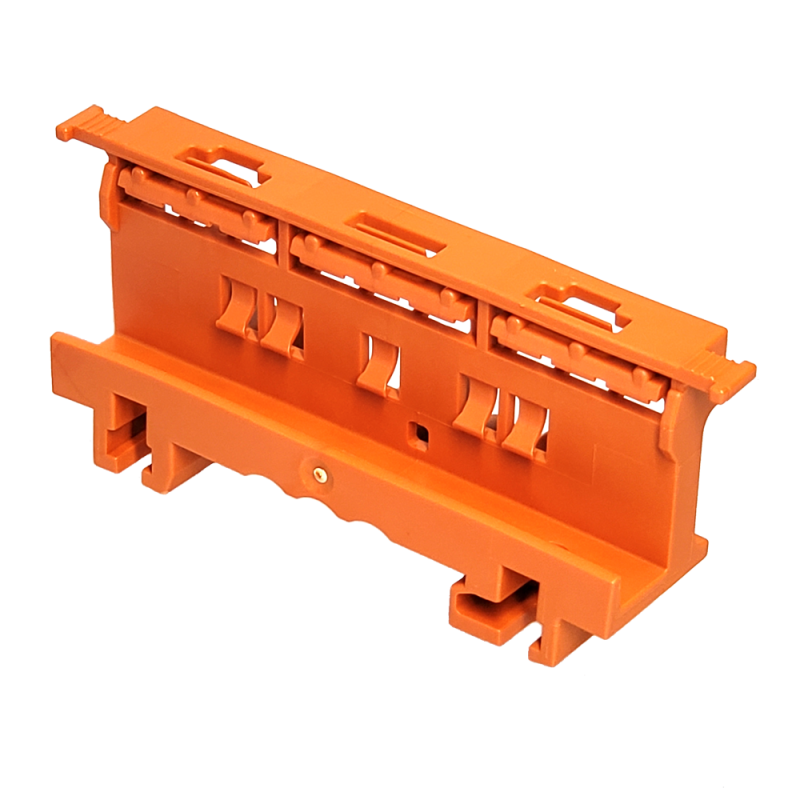 Adaptador Riel Din35 Para Conector Serie 221 - 4mm² Naranja 221-500 Wago Adaptador Riel Din35 Para Conector Serie 221 - 4mm² Naranja 221-500 Wago