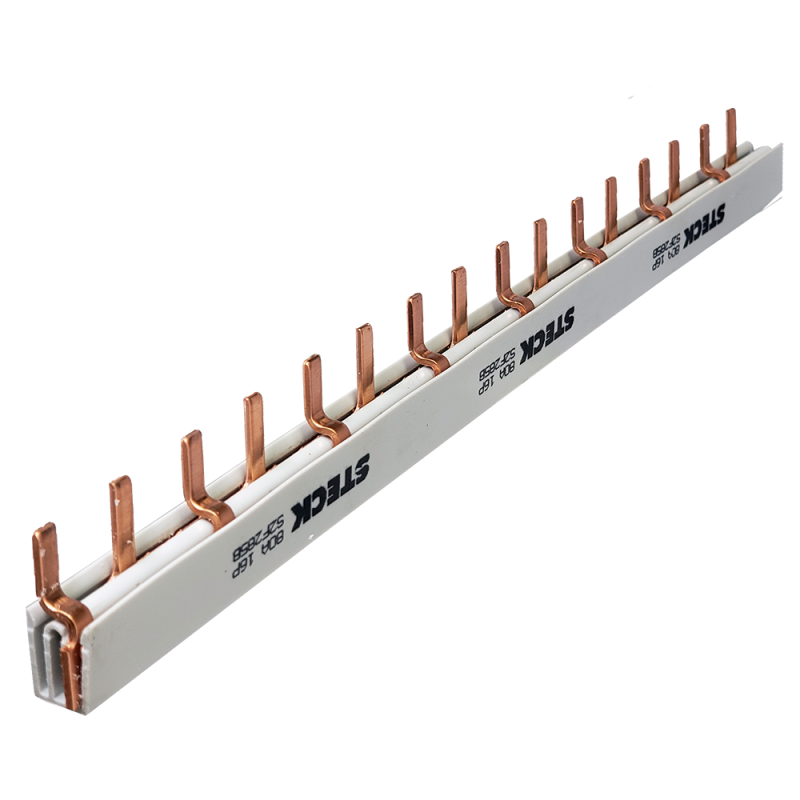 Peine de Conexion Bifasico, 80A, 8X 2Polos, 285mm. S-2F285B Steck Peine de Conexion Bifasico, 80A, 8X 2Polos, 285mm. S-2F285B Steck