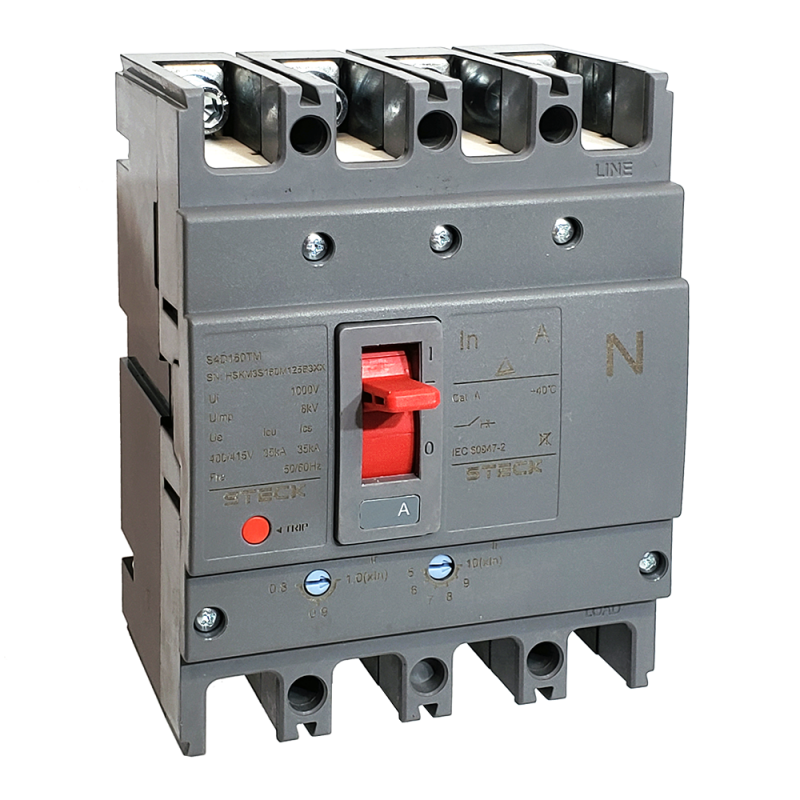 Interruptor Caja Moldeada T160 4X80A 35Ka Rele Termomagnetico S4D160TM80 Steck Interruptor Caja Moldeada T160 4X80A 35Ka Rele Termomagnetico S4D160TM80 Steck