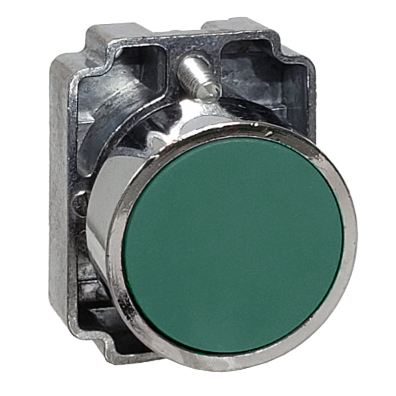 Pulsador Metalico Ø22 Rasante, IP40, s/Cont, Verde SLMRN2 Steck Pulsador Metalico Ø22 Rasante, IP40, s/Cont, Verde SLMRN2 Steck