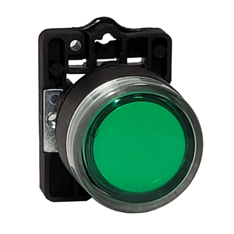 Pulsador Plast. Luminoso Ø22 Rasante, IP40, s/Cont, Verde SLPRL2 Steck Pulsador Plast. Luminoso Ø22 Rasante, IP40, s/Cont, Verde SLPRL2 Steck