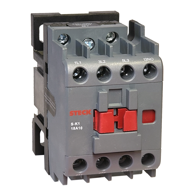 Contactor Tripolar 18A 1NA, 380Vca SK118A10Q Steck Contactor Tripolar 18A 1NA, 380Vca SK118A10Q Steck