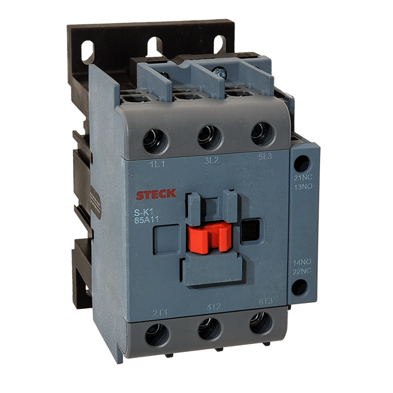 Contactor Tripolar 65A 1NA+1NC, 220Vca SK165A11M Steck Contactor Tripolar 65A 1NA+1NC, 220Vca SK165A11M Steck