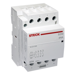 Contactor Modular 4NA + 0NC 63A 230Vac SDM6340M Steck