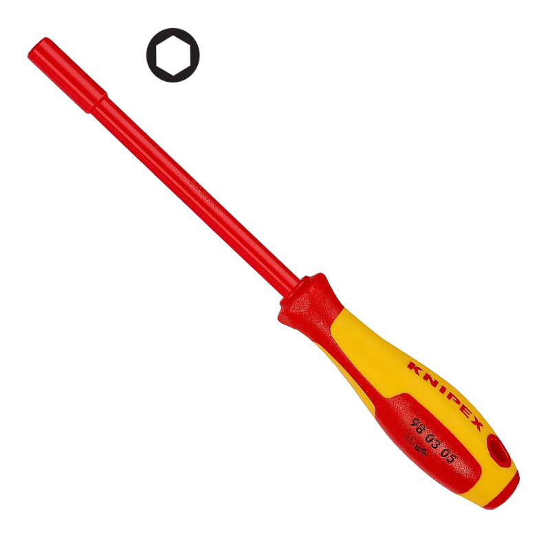 Destornillador Aislado 98 03 05 1000V Tubo 5x125mm Knipex Destornillador Aislado 98 03 05 1000V Tubo 5x125mm Knipex