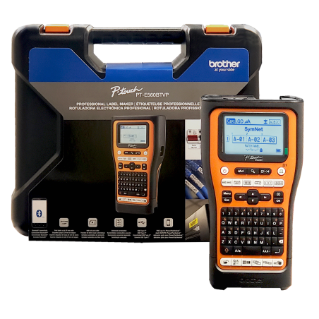 Rotuladora Electrónica Portátil Profesional PT-E560BTVP, PC y BT, h/24mm Brother