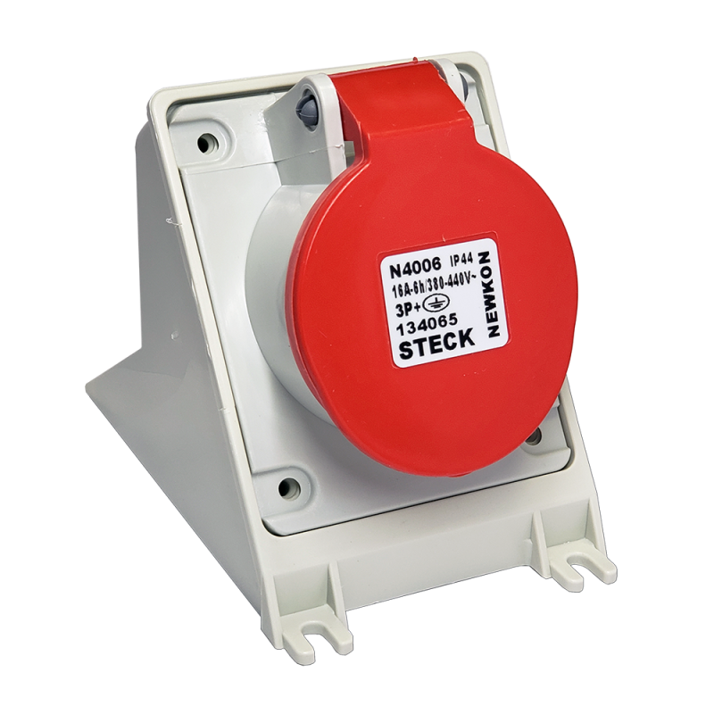 Toma de Sobreponer Newkon 3P+N+T 16A 380/440V~ 6H Rj N-5006 Steck Toma de Sobreponer Newkon 3P+N+T 16A 380/440V~ 6H Rj N-5006 Steck