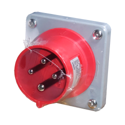 Ficha Fija de Empotrar Triton 3P+T 16A 380/415Vca 6H Ip44 Rj H-4036 Steck