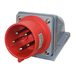 Ficha Fija de Sobreponer Triton 3P+N+T 32A 380/415Vca 6H IP44 Rj H-5216 Steck