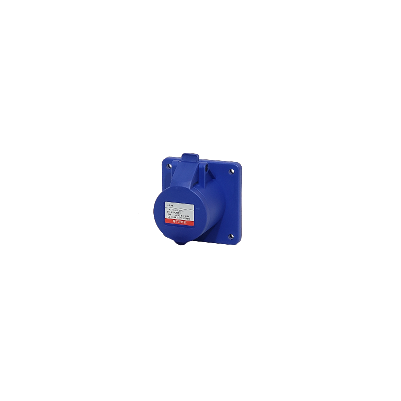 Toma de Empotrar Triton 2P+T 32A 220/250V~ 6H Ip44 Az H-3246 Steck Toma de Empotrar Triton 2P+T 32A 220/250V~ 6H Ip44 Az H-3246 Steck