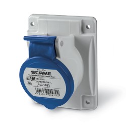 Toma de Empotrar Optima 2P+T 16A 200/250Vca 6H IP44 Az 413.1663 Scame
