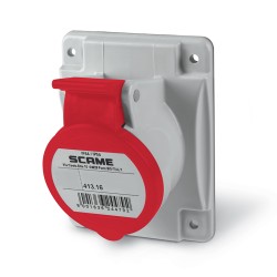 Toma de Empotrar Optima 3P+N+T 16A 346/415Vca 6H IP44 Rj 413.1667 Scame