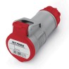 Toma de Acople Xenia 3P+T 16A 380/415Vca 6H IP44 Rj 314.1646 Scame