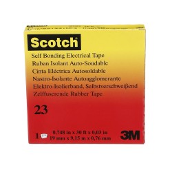 Cinta Autosoldable Scotch 23 Alta Tension, 19mm x 9,15 Mts 3M
