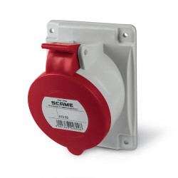 Toma de Empotrar Optima 3P+N+T 32A 346/415Vca 6H IP44 Rj 413.3267 Scame