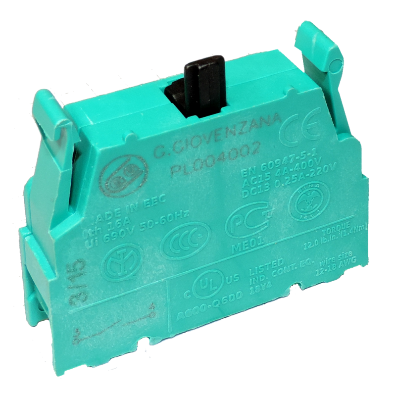 Modulo Contacto NA p/Botonera PL004002 Giovenzana