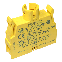 Modulo Portalampara Ba9S p/Botonera PL004007 Giovenzana