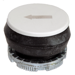 Cabezal Pulsador Flecha Vert. Neg/Bla p/Botonera PL/PLB PL005004 Giovenzana