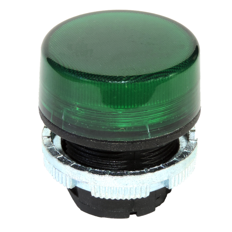 Cabezal Luminoso Verde p/Botonera PL008002 Giovenzana Cabezal Luminoso Verde p/Botonera PL008002 Giovenzana