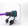 Empalme Enchufable Qdock, Kit M-H Square 4P 18A 500V Ip68 QSK4 Pampaco