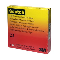 Cinta Autosoldable Scotch 23 Alta Tension, 19mm x 9,15 Mts 3M