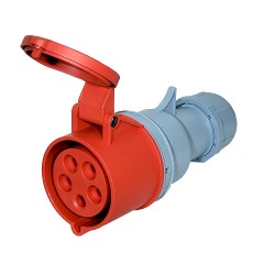 Toma de Acople Triton 3P+N+T 16A 380/440V~ 6H Ip44 Rj H-5056 Steck
