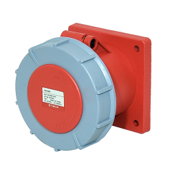 Toma de Empotrar Triton 3P+T 63A 380/415Vca 6H Ip67 Rj H-4546W Steck