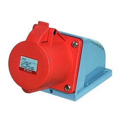 Toma de Sobreponer Triton 3P+T 32A 380/440V~ 6H Ip44 Rj H-4206 Steck