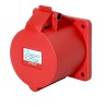 Toma de Empotrar Triton 3P+T 16A 380/440V~ 6H Ip44 Rj H-4046 Steck