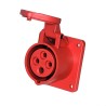Toma de Empotrar Triton 3P+T 16A 380/440V~ 6H Ip44 Rj H-4046 Steck