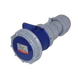 Toma de Acople Triton 2P+T 16A 220/250V~ 6H Ip67 Az H-3056W Steck