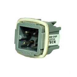 Nucleo Macho 4P, 10A 250V, IP64 SDmm-04/P Steck
