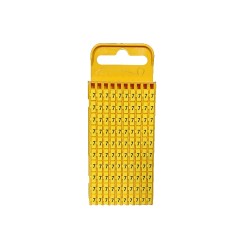 Marcador  WIC3, 4-6mm² , N°7 Ama (Plancha X100)  WIC3 7 AM Hellermann Tyton