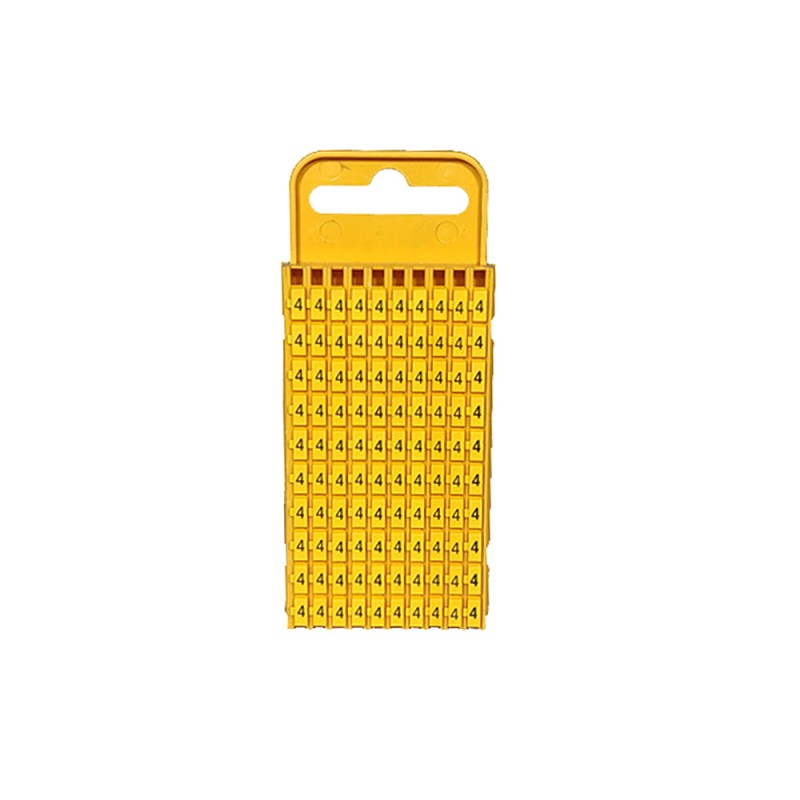 Marcador WIC3, 4-6mm² , N°4 Ama (Plancha X100) WIC3 4 AM Hellermann Tyton Marcador WIC3, 4-6mm² , N°4 Ama (Plancha X100) WIC3 4 AM Hellermann Tyton
